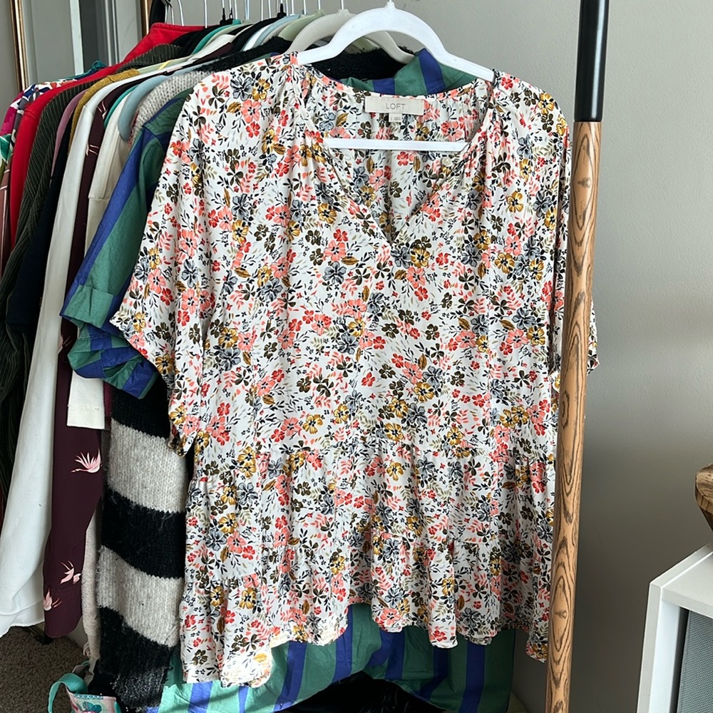 Loft Floral Blouse